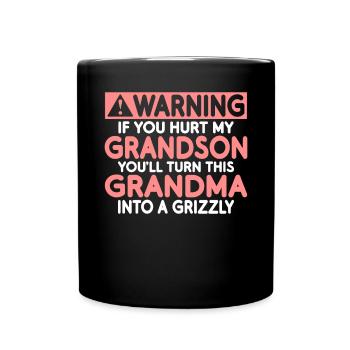 Grandma Gifts - Tasse einfarbig - Schwarz - Vorne