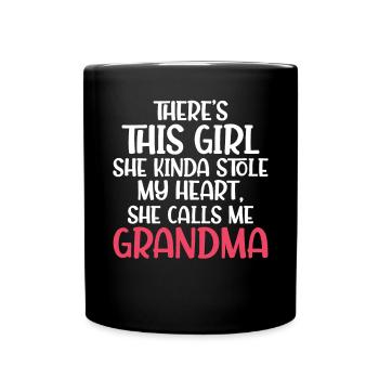 Grandma Gifts - Tasse einfarbig - Schwarz - Vorne