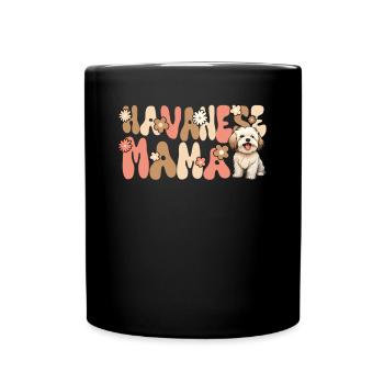 Havanais Groovy Maman bichon havanais - Mug uni - noir - Devant