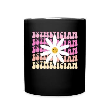 Beautician, Skin Care, Skin Therapist - Full Colour Mug - black - Front