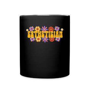 Beautician, Skin Care, Skin Therapist - Full Colour Mug - black - Front