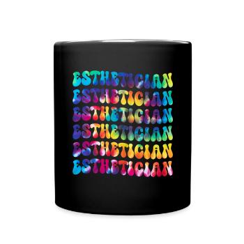 Beautician, Skin Care, Skin Therapist - Full Colour Mug - black - Front