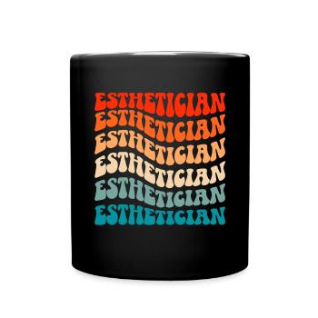 Beautician, Skin Care, Skin Therapist - Full Colour Mug - black - Front