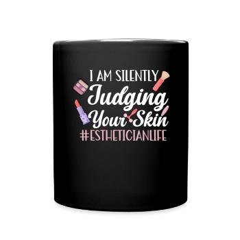 Beautician, Skin Care, Skin Therapist - Full Colour Mug - black - Front