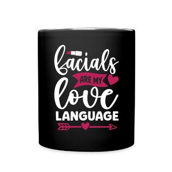 Beautician, Skin Care, Skin Therapist - Full Colour Mug - black - Front