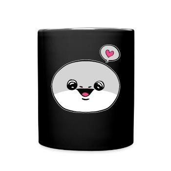 Sacabambaspis Face Fish Meme - Full Colour Mug - black - Front