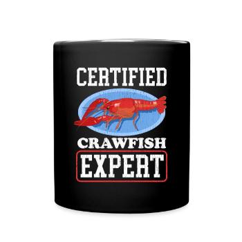 Crayfish Noble Crayfish Seafood Gift - Full Colour Mug - black - Front