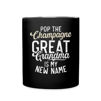 Great Grandma Gifts - Full Colour Mug - black - Front