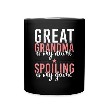 Great Grandma Gifts - Full Colour Mug - black - Front