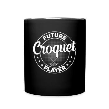 Baby Croquet Player - Future Croquet Player - Full Colour Mug - black - Front