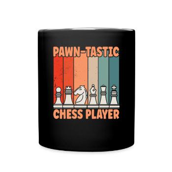 Chess Pawn-tastic - Full Colour Mug - black - Front
