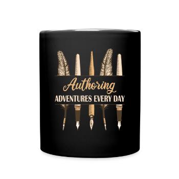 Author Adventures - Full Colour Mug - black - Front