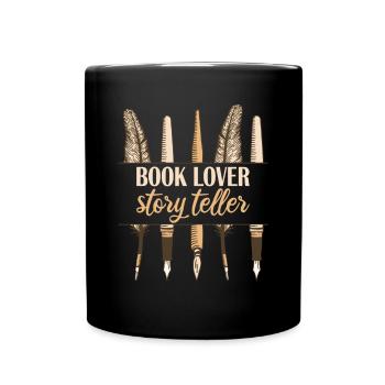 Autor Story Teller - Tasse einfarbig - Schwarz - Vorne