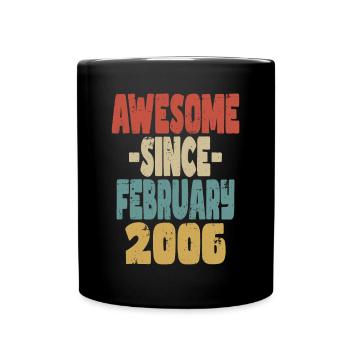 Génial Février 2006 - Mug uni - noir - Devant