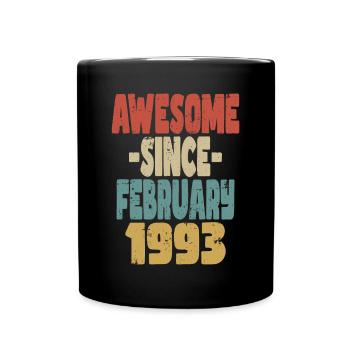 Génial Février 1993 - Mug uni - noir - Devant
