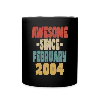 Génial Février 2004 - Mug uni - noir - Devant
