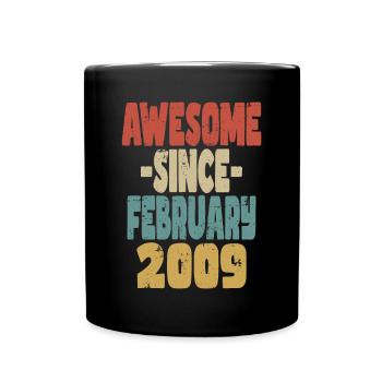 Génial Février 2009 - Mug uni - noir - Devant
