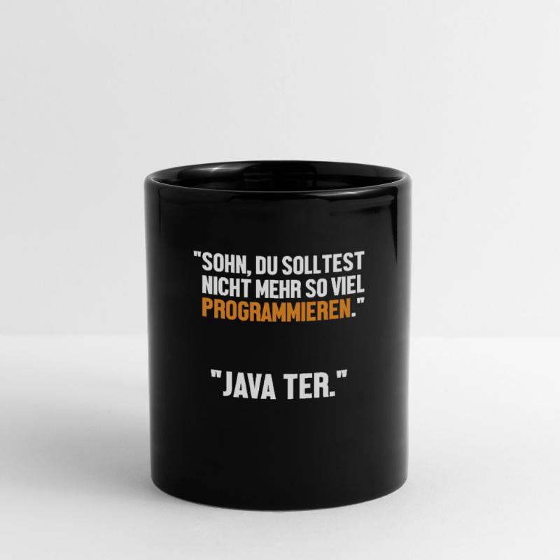 Sohn Programmieren Ja Vater Developer Coder Tasse einfarbig