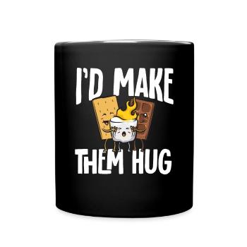 S'more Campfire Marshmallow Camping - Mug uni - noir - Devant