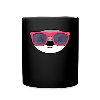 Sacabambaspis Face Fish Meme Sunglasses - Full Colour Mug - black - Front