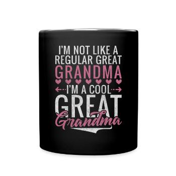 Great Grandma Gifts - Full Colour Mug - black - Front