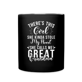 Great Grandma Gifts - Full Colour Mug - black - Front