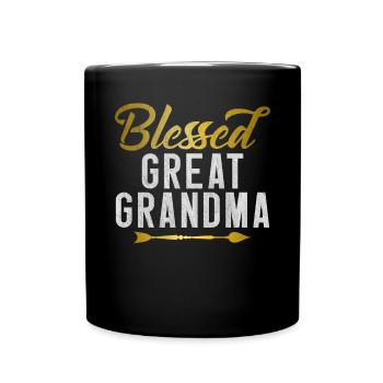 Great Grandma Gifts - Full Colour Mug - black - Front