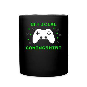 Gamer's Paradise: Spiel ohne Grenzen - Tasse einfarbig - Schwarz - Vorne