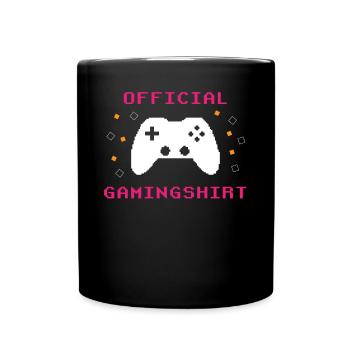 Gamer's Paradise: Spiel ohne Grenzen - Tasse einfarbig - Schwarz - Vorne