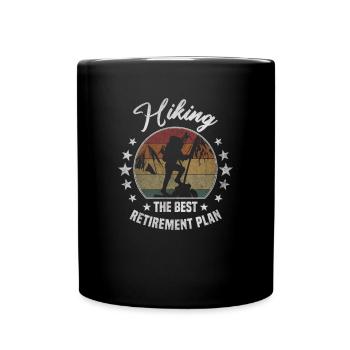 Best Retirement Plan Wandern Rente - Tasse einfarbig - Schwarz - Vorne