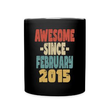 Génial Février 2015 - Mug uni - noir - Devant