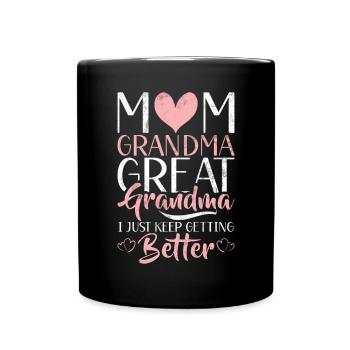 Great Grandma Gifts - Full Colour Mug - black - Front