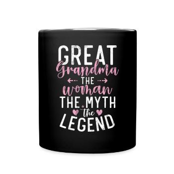 Great Grandma Gifts - Full Colour Mug - black - Front