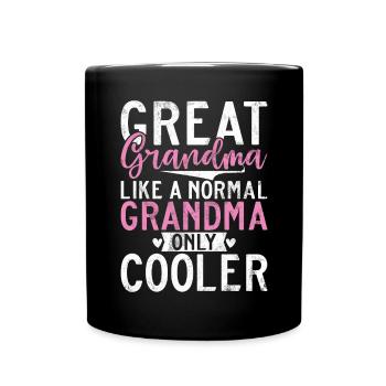 Great Grandma Gifts - Full Colour Mug - black - Front