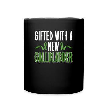 Organspender Gallenblase Organtransplantation - Tasse einfarbig - Schwarz - Vorne