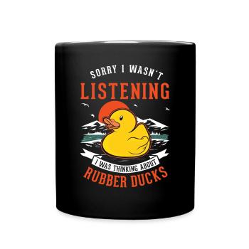 Rubber Duck Gift Rubber Duck Rubber Duck - Full Colour Mug - black - Front