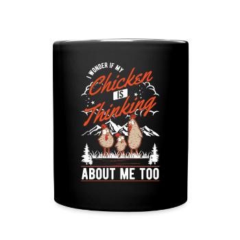 Chickens, Chicken Breeding, Chicken, Farmer, Farmer - Full Colour Mug - black - Front