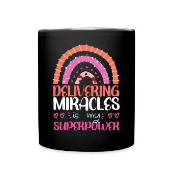 LD Labour And Delivery Nurse - Full Colour Mug - black - Front