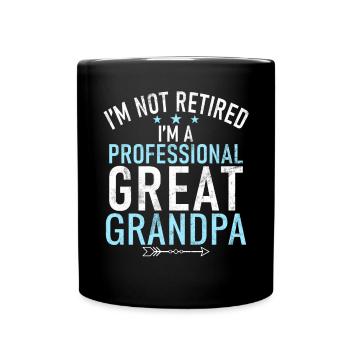 Cadeaux arrière-grand-père - Mug uni - noir - Devant