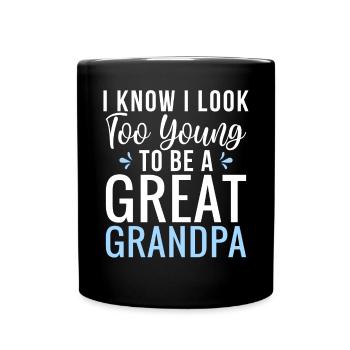 Cadeaux arrière-grand-père - Mug uni - noir - Devant