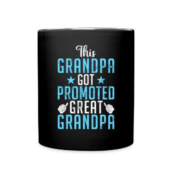 Cadeaux arrière-grand-père - Mug uni - noir - Devant
