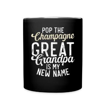 Cadeaux arrière-grand-père - Mug uni - noir - Devant