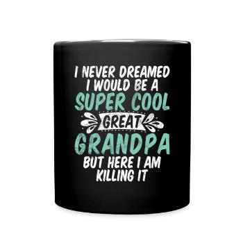 Cadeaux arrière-grand-père - Mug uni - noir - Devant