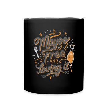 Mayo Hater 2Mayonnaise Hater, Anti-Mayonnaise, Ma - Full Colour Mug - black - Front