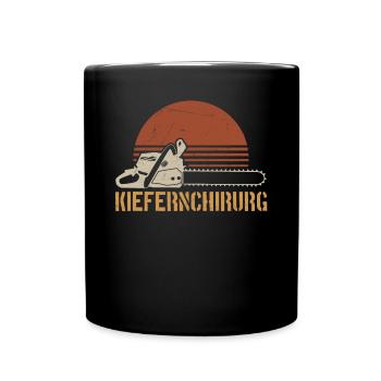 Kiefernchirurg - Tasse einfarbig - Schwarz - Vorne