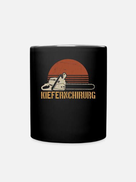 Kiefernchirurg - Tasse einfarbig - Schwarz