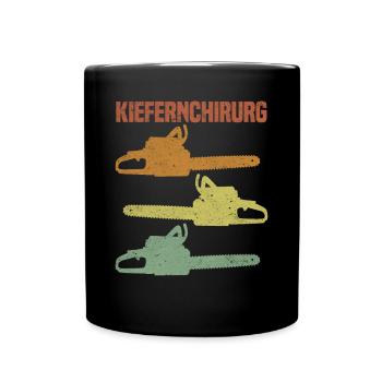 Kiefernchirurg - Tasse einfarbig - Schwarz - Vorne