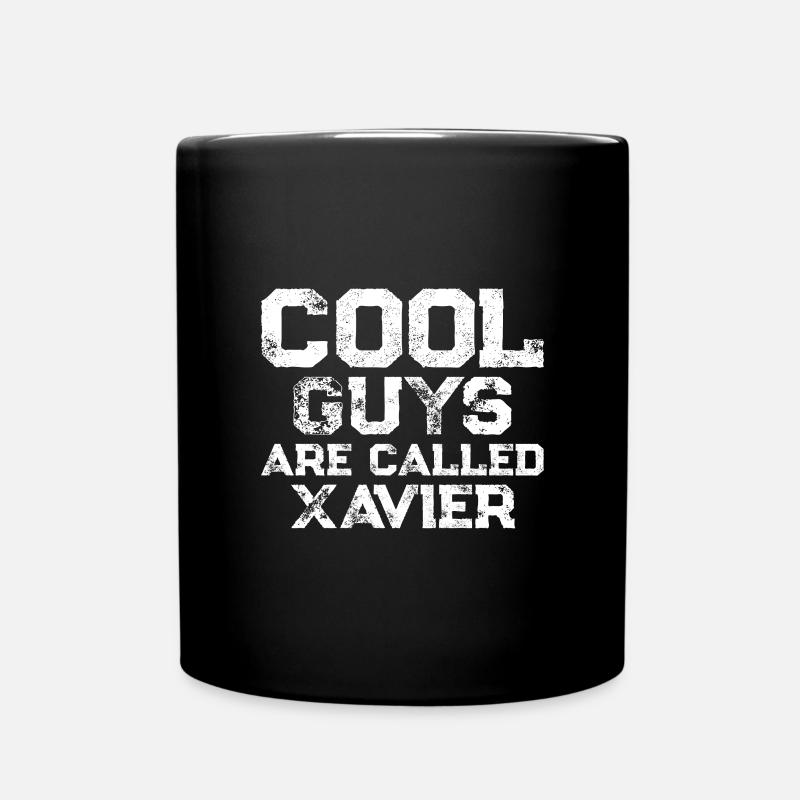 Les mecs cool s’appellent xavier - Mug uni - noir