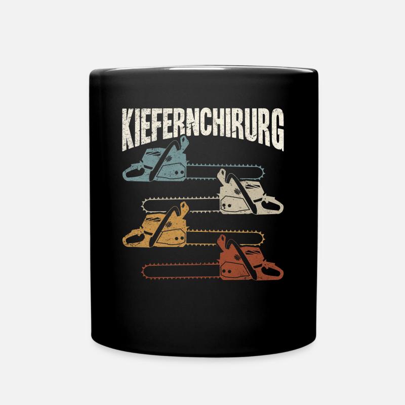 Kiefernchirurg - Tasse einfarbig - Schwarz