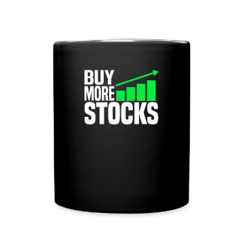 Buy more shares - Full Colour Mug - black - Front